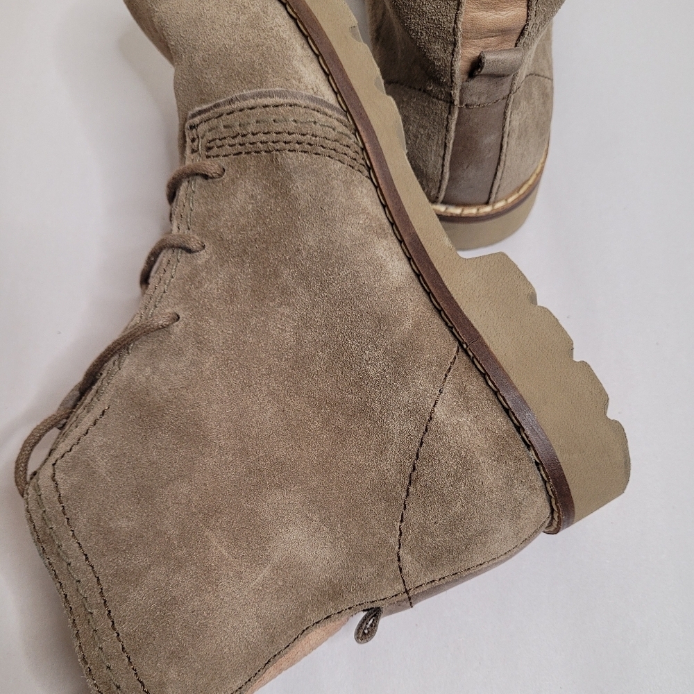 Bussola  Kalahari Lady Suede Lace Up Ankle Boots Size 37 US 7 - Picture 8 of 13